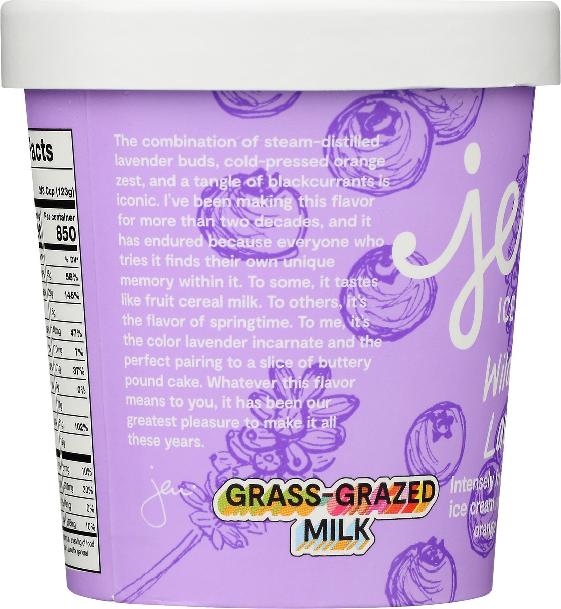 slide 4 of 9, Jeni's Wildberry Lavender Ice Cream 1 pt, 1 pint