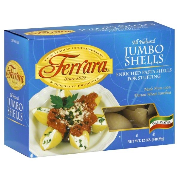 slide 1 of 1, Ferrara Shells - Jumbo, 12 oz