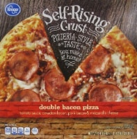 slide 1 of 1, Kroger Double Bacon Pizza with Self-Rising Crust, 28.65 oz