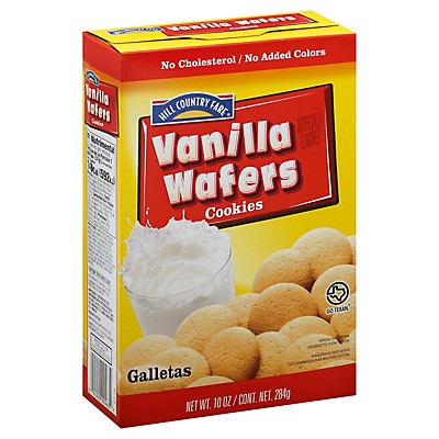 slide 1 of 1, Hill Country Fare Vanilla Wafers Cookies, 10 oz