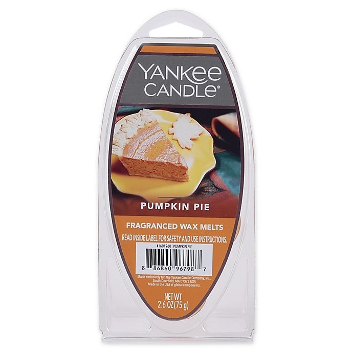 slide 1 of 2, Yankee Candle Pumpkin Pie Wax Melt Cubes, 6 ct