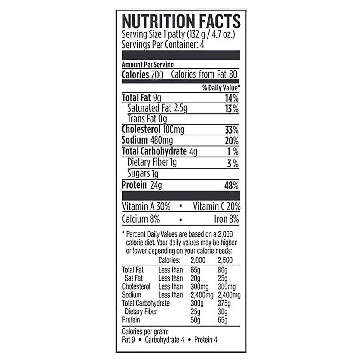 slide 6 of 6, Honeysuckle White Spinach & Kale Turkey Patties, 4 ct; 18.8 oz
