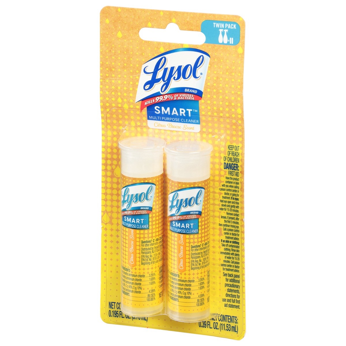 slide 6 of 9, Lysol SMART Multi-Purpose Cleaner 2ct Refill Cartridge Citrus Breeze, 2 ct