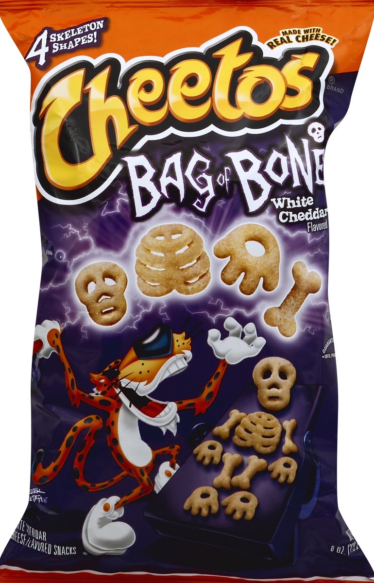 slide 5 of 6, Cheetos Bag of Bones White Cheddar Cheese Flavored Snacks, 8 oz