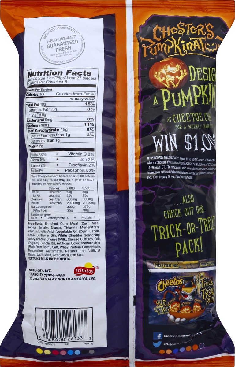 slide 6 of 6, Cheetos Bag of Bones White Cheddar Cheese Flavored Snacks, 8 oz