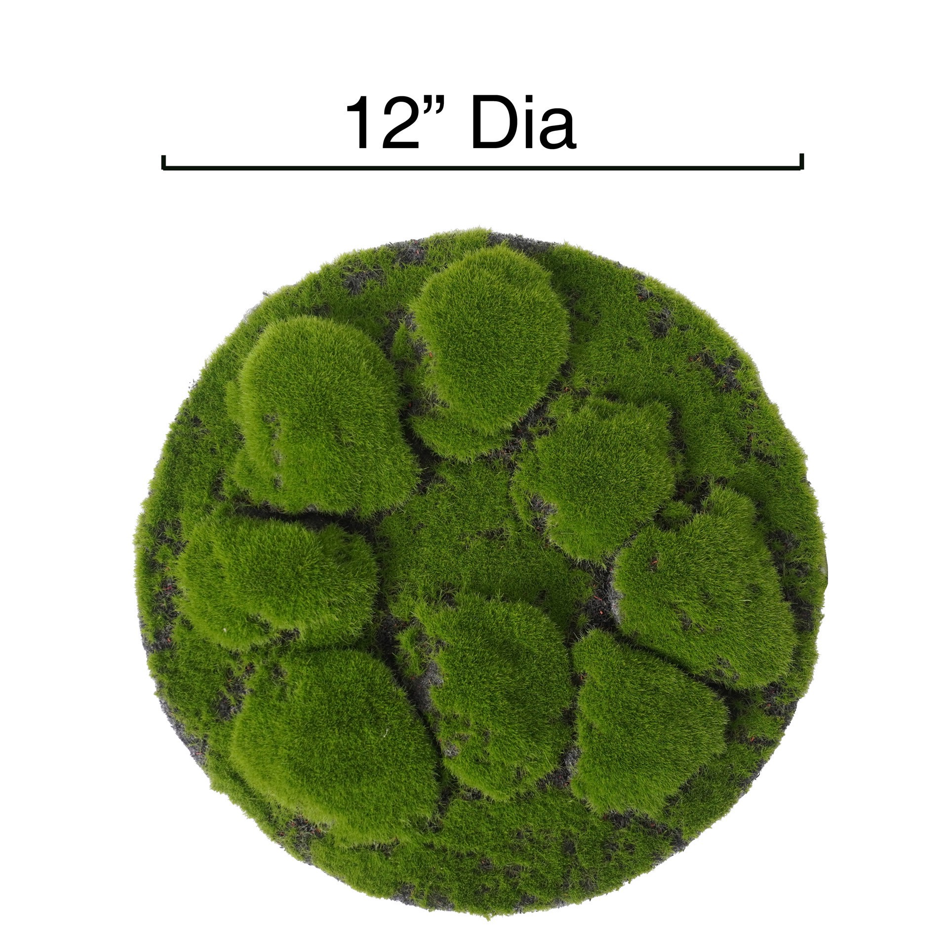 slide 3 of 4, 12" Faux Moss Bumpy Mat By Ashland, 12 in