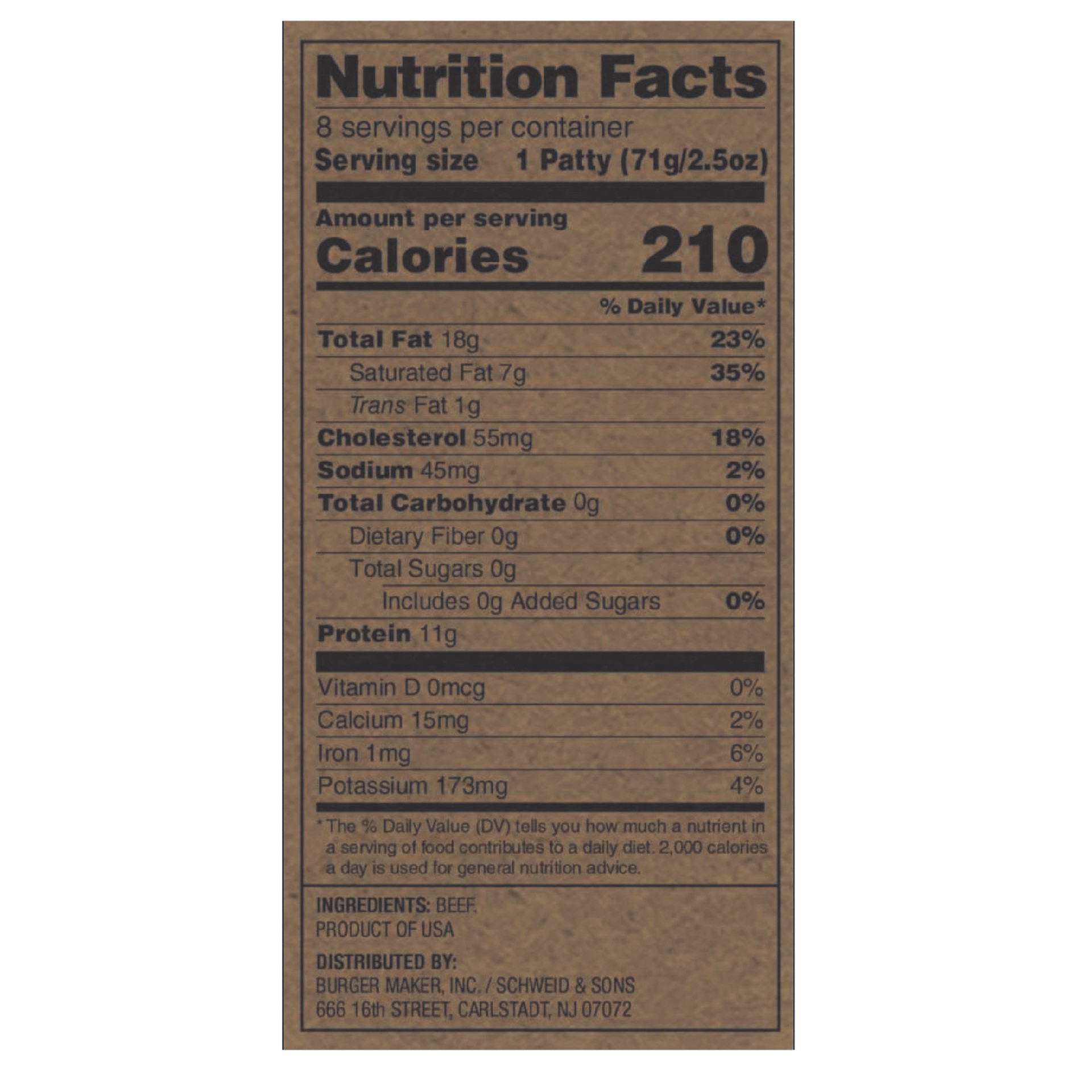 slide 5 of 8, Schweid & Sons Certified Angus Beef The Signature Blend 2.5 oz Sliders, 2.5 oz