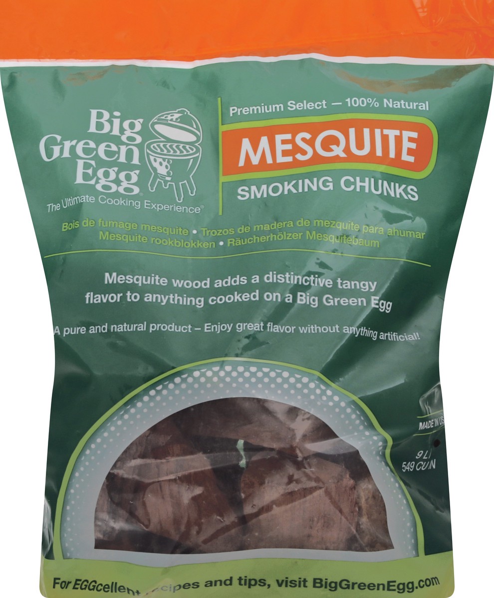 slide 7 of 11, Big Green Egg Mesquite Smoking Chunks 9 lt, 9 liter