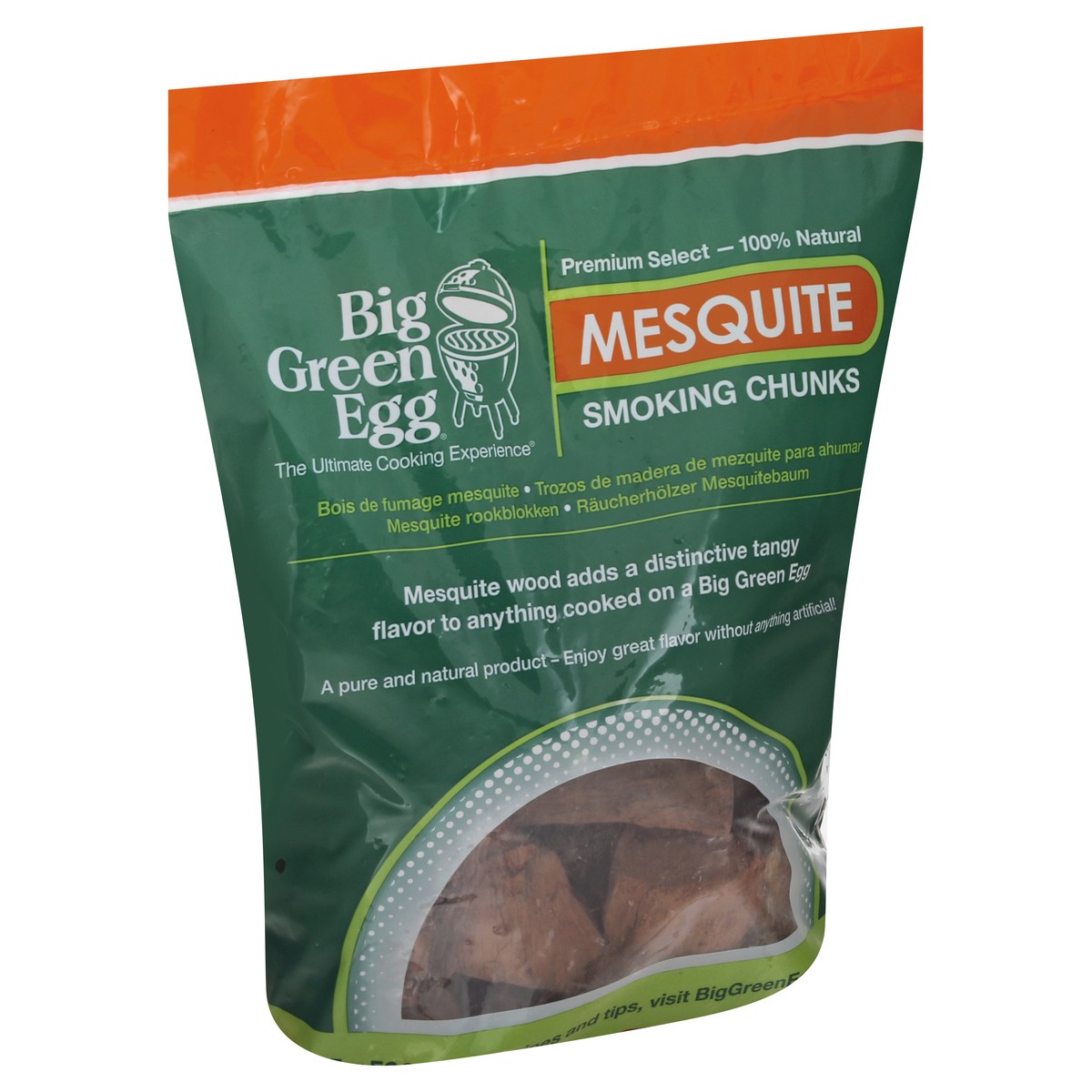 slide 9 of 11, Big Green Egg Mesquite Smoking Chunks 9 lt, 9 liter