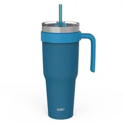 Zak! Designs Stainless Steel Double Wall Vacuum Waverly Tumbler - Bluebell Blue