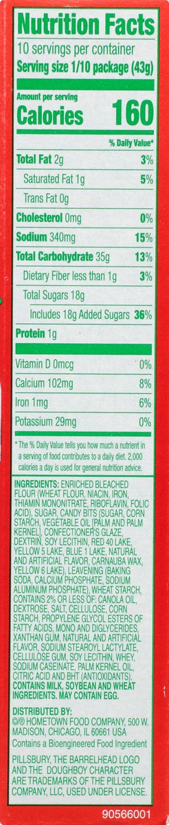 slide 3 of 9, Pillsbury Holiday Funfetti Cake, 15.25 oz