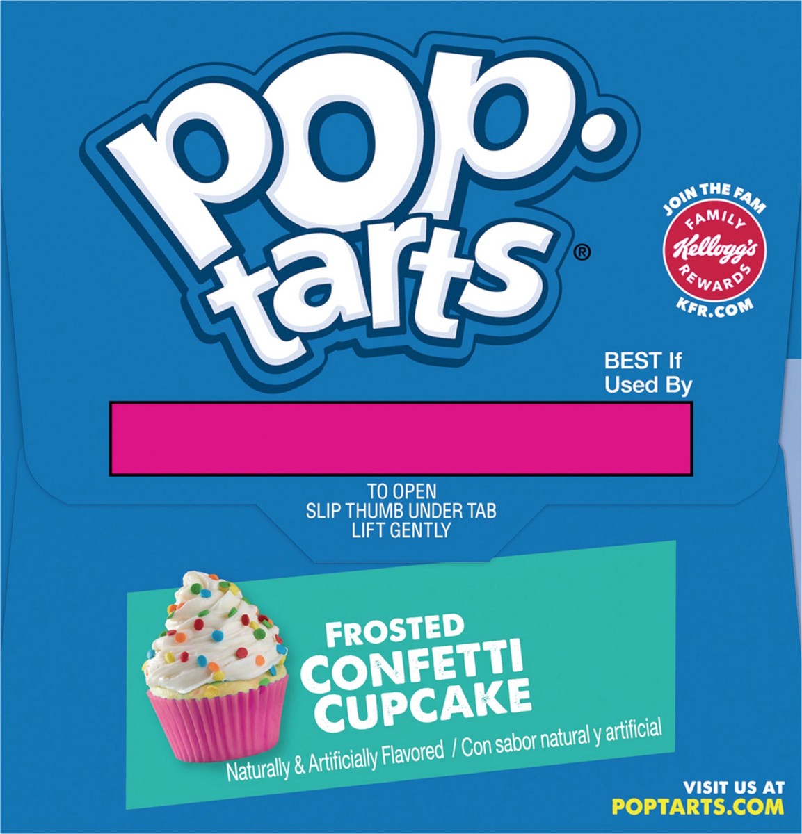 slide 5 of 13, Pop-Tarts Toaster Pastries, Frosted Confetti Cupcake, 13.5 oz, 4 Count, 13.5 oz