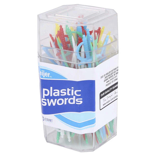 slide 16 of 21, Meijer Plastic Swords, 40 ct