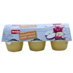 Weis Quality Unsweetened Apple Sauce
