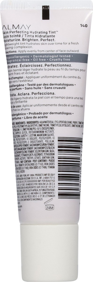 slide 10 of 12, Almay Tan 140 Skin Perfecting Hydrating Tint 0.94 fl oz, 0.94 fl oz