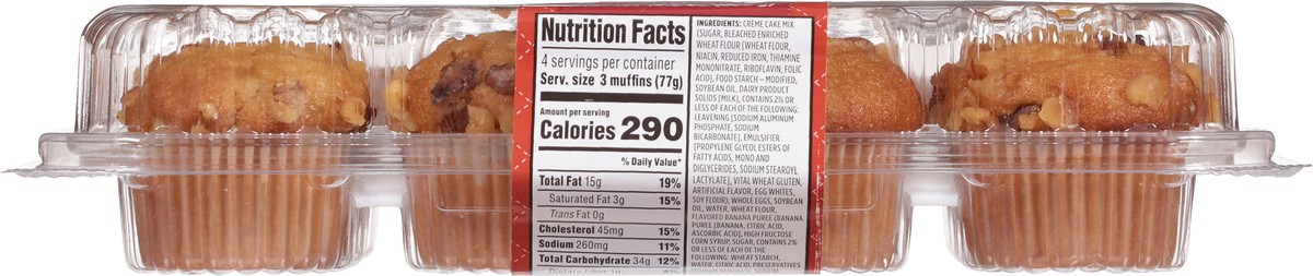 slide 7 of 12, First Street Fs Banana Nut Mini Muffin, 10.5 oz