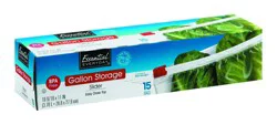Essential Everyday Slider Gallon Storage Bags