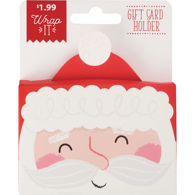 slide 1 of 1, NON BRAND Sm Lid Box - Santa With Glasses, 1 ct