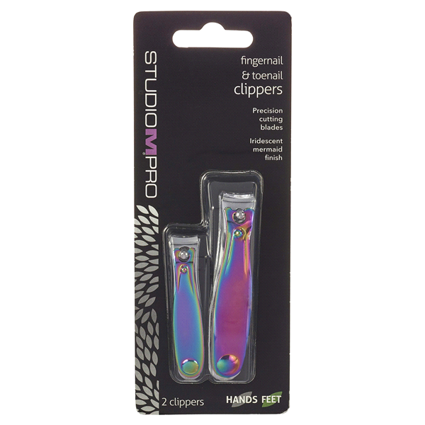 slide 1 of 1, Studio M Fingernail & Toenail Clippers, 2 ct