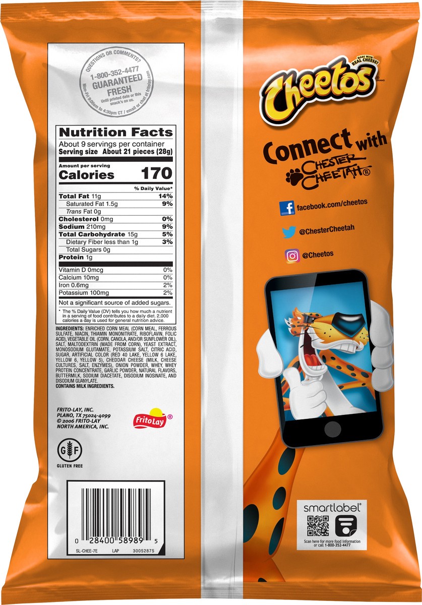 slide 2 of 3, Cheetos Cheese Flavored Snacks, 8.5 oz