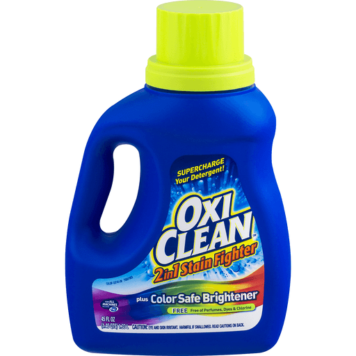 slide 1 of 8, Oxi-Clean Oxiclean 2In1 Stain Fighter With Color Safe Brightener, 42 oz