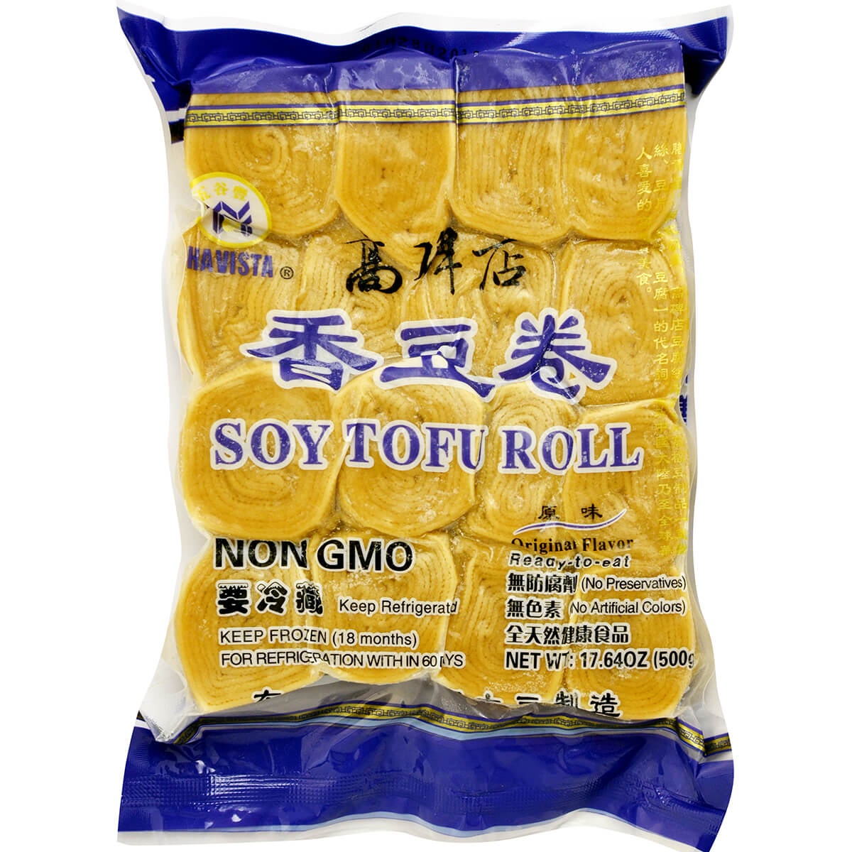 slide 1 of 1, Havista Soy Tofu Roll Org, 1 ct
