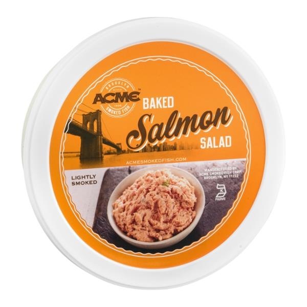 slide 1 of 1, ACME Baked Lightly Smoked Salmon Salad, 7 oz