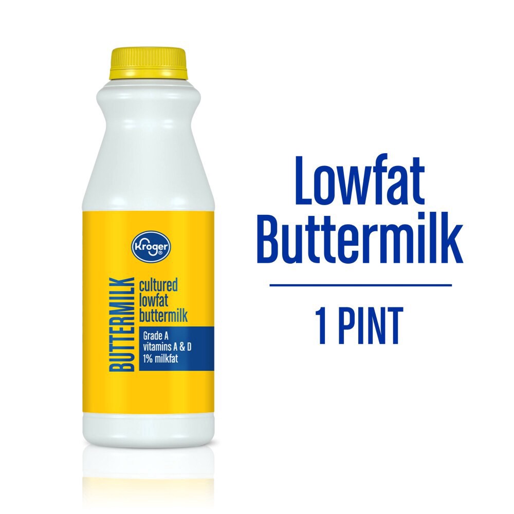 slide 5 of 5, Kroger Cultured Low Fat Buttermilk, 1/2 qt