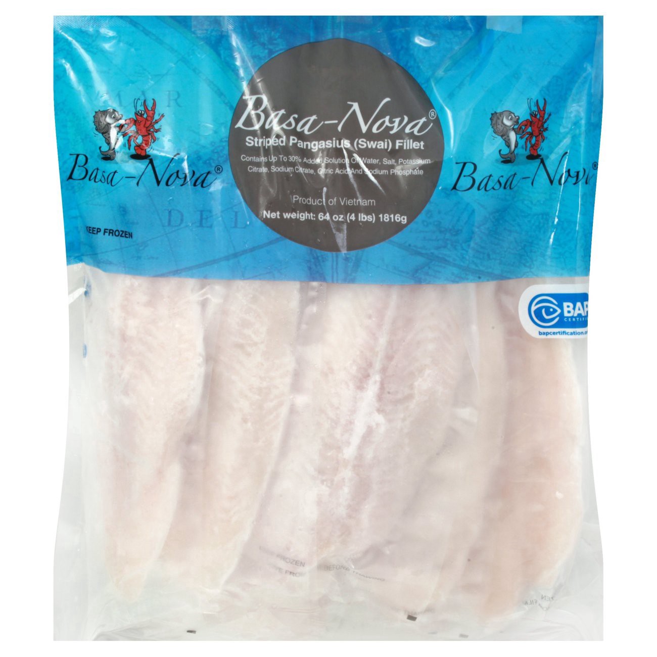 slide 1 of 1, Basa Nova Striped Pangasius Fillet 64 oz, 64 oz