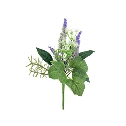 Holiday Home Easter Floral Stem - Purple, 10 in