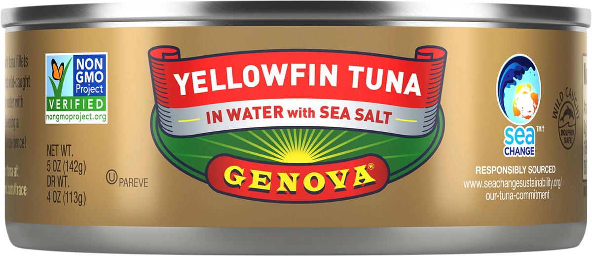slide 4 of 8, Chicken of the Sea Genova In Water Yellowfin Tuna, 5 oz