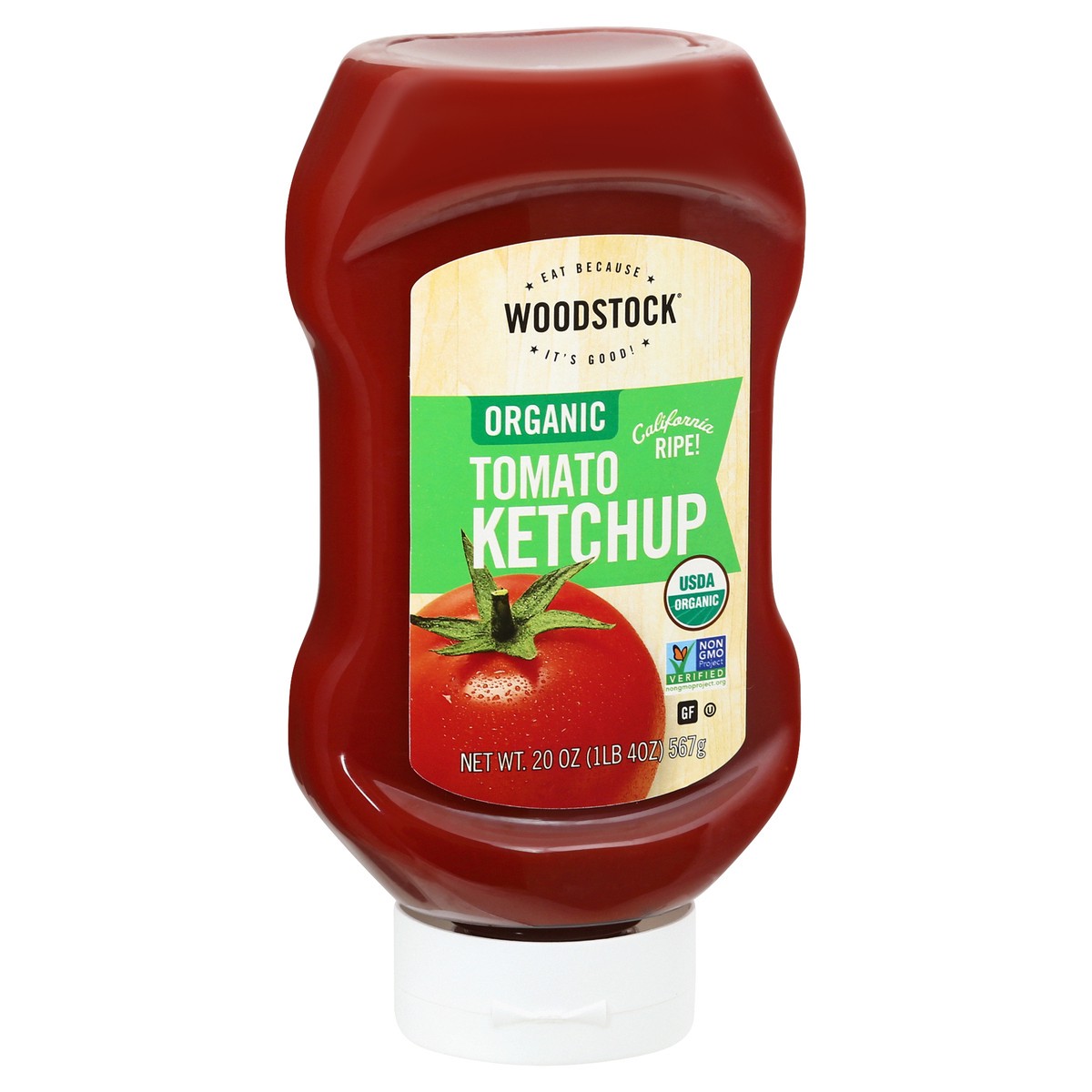 slide 2 of 13, Woodstock Ketchup Squeeze Org, 20 oz