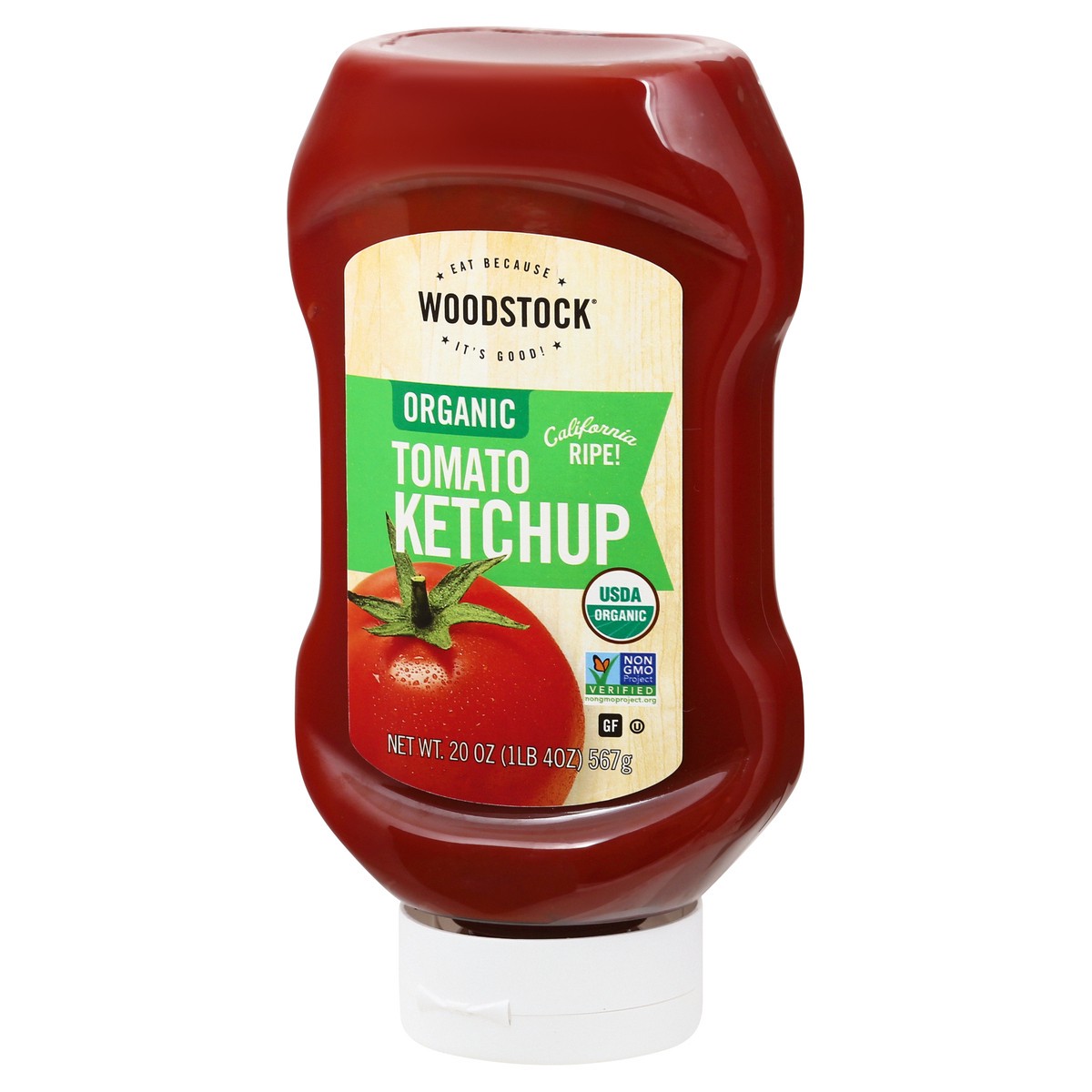 slide 9 of 13, Woodstock Ketchup Squeeze Org, 20 oz