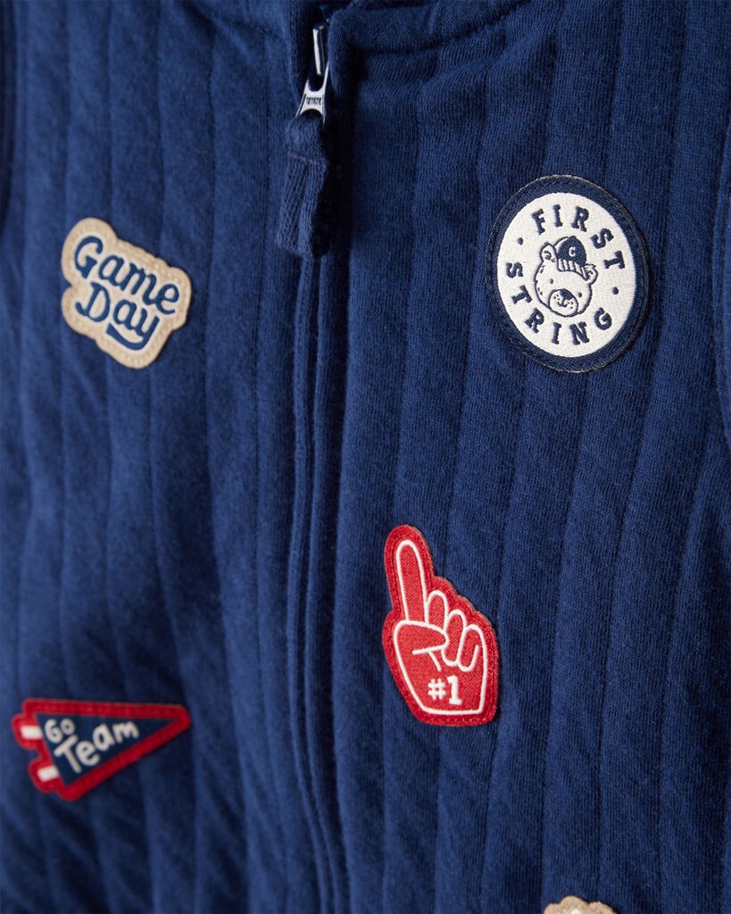 slide 4 of 4, Carter's Baby 3-Piece Game Day Little Vest Set - Navy/Red Navy/Red 3M, 3 pc