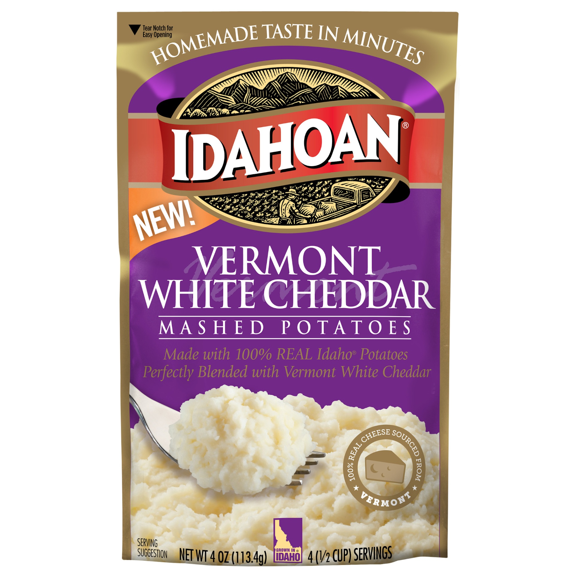 Idahoan Vermont White Cheddar Mash Potatoes 4 oz Shipt