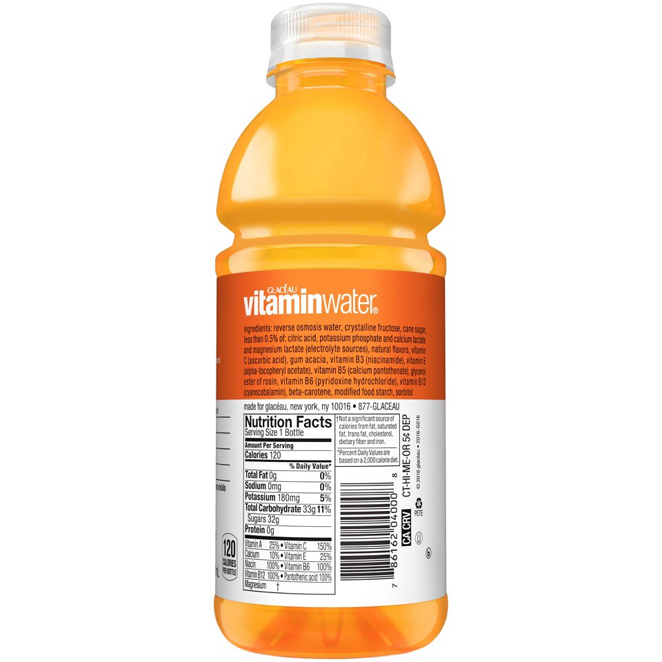 slide 4 of 5, vitaminwater Flavored Water, 20 oz