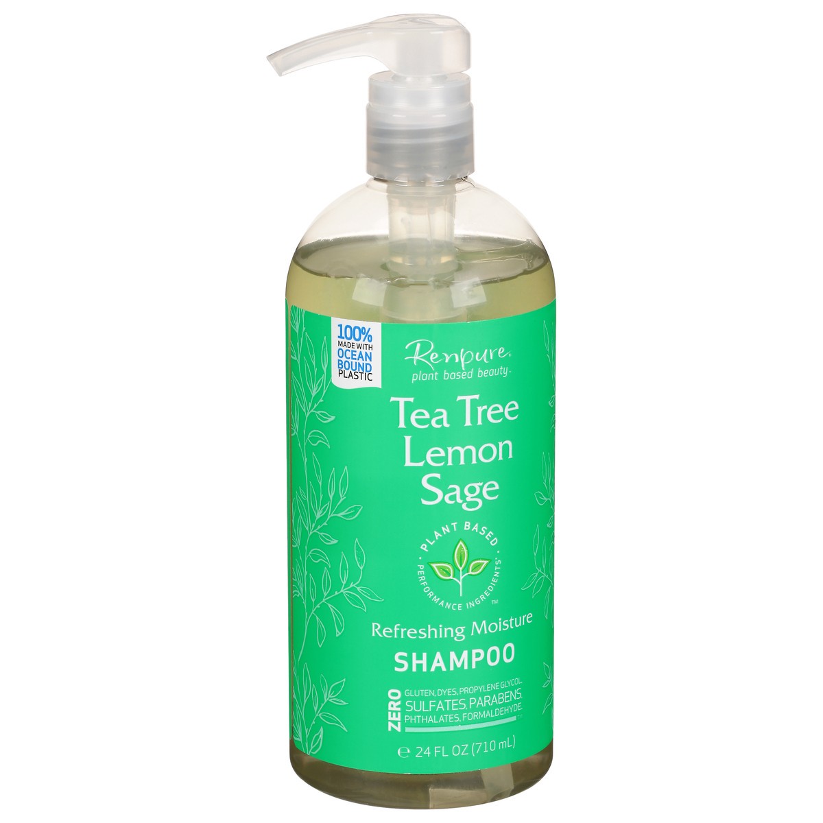 slide 3 of 9, Renpure Refreshing Moisture Tea Tree Lemon Sage Shampoo 24 fl oz, 24 fl oz