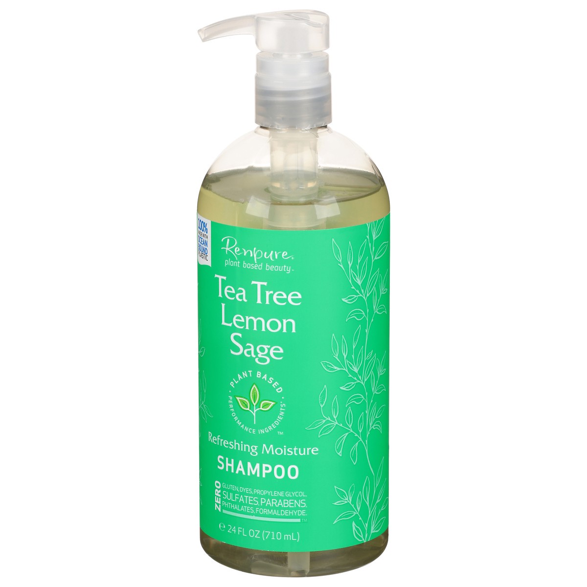 slide 4 of 9, Renpure Refreshing Moisture Tea Tree Lemon Sage Shampoo 24 fl oz, 24 fl oz