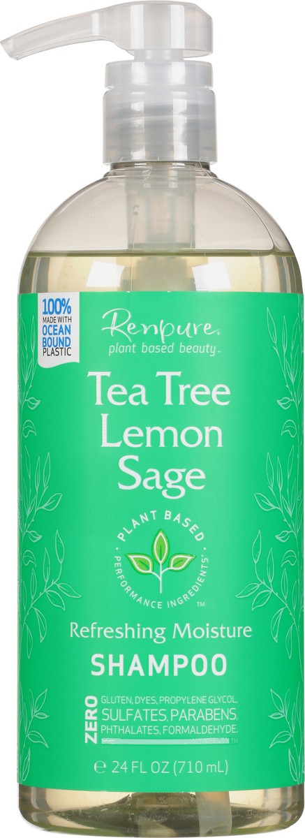 slide 8 of 9, Renpure Refreshing Moisture Tea Tree Lemon Sage Shampoo 24 fl oz, 24 fl oz