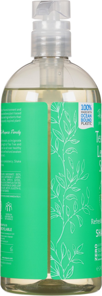 slide 2 of 9, Renpure Refreshing Moisture Tea Tree Lemon Sage Shampoo 24 fl oz, 24 fl oz