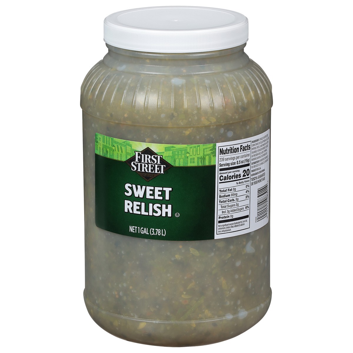 slide 4 of 13, Cb22 First Street Sweet Relish, 1 gal