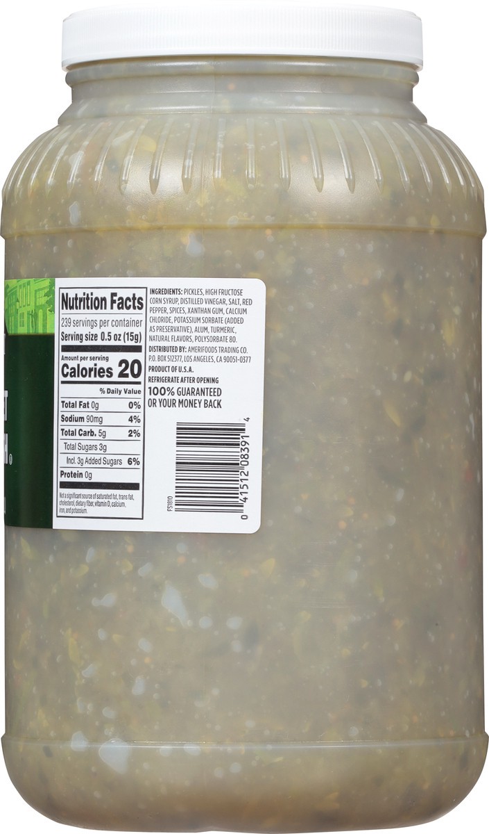 slide 7 of 13, Cb22 First Street Sweet Relish, 1 gal