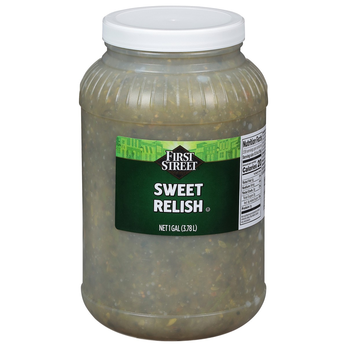 slide 10 of 13, Cb22 First Street Sweet Relish, 1 gal