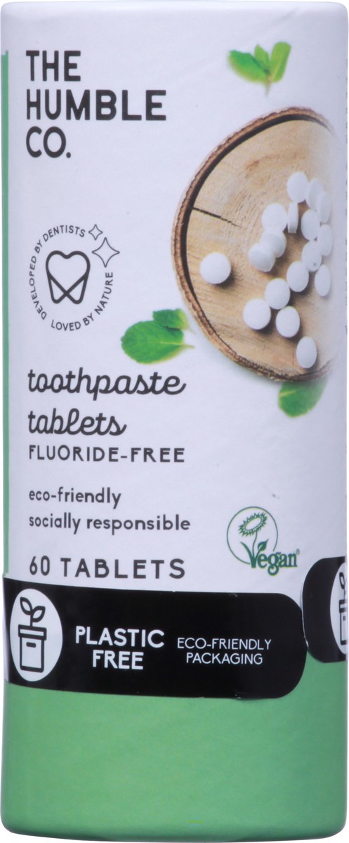 slide 10 of 12, The Humble Co. Fluoride-Free Toothpaste Tablets 60 ea, 60 ct