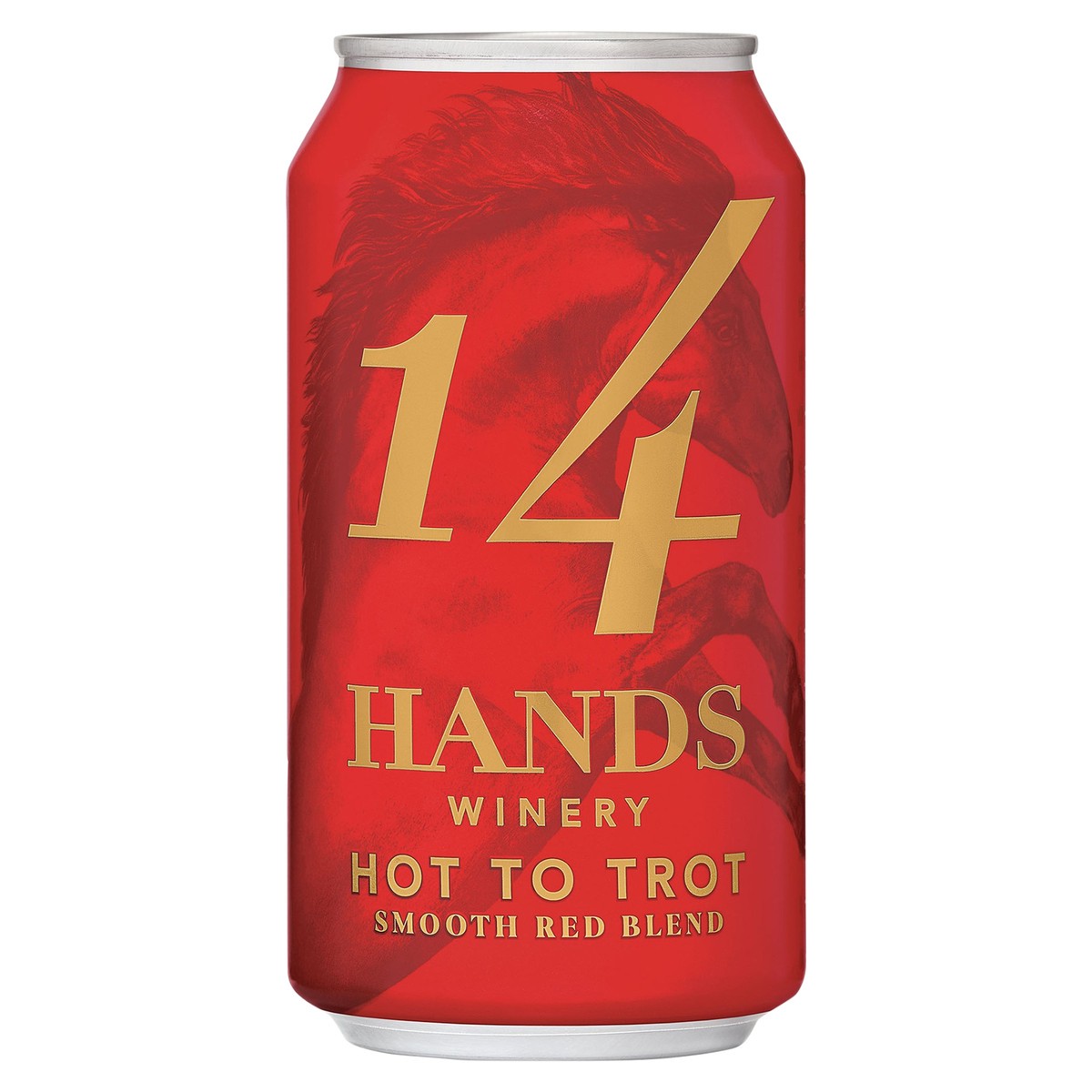 slide 1 of 5, 14 Hands Hot to Trot Red Blend Wine, 375 mL Can, 355 ml