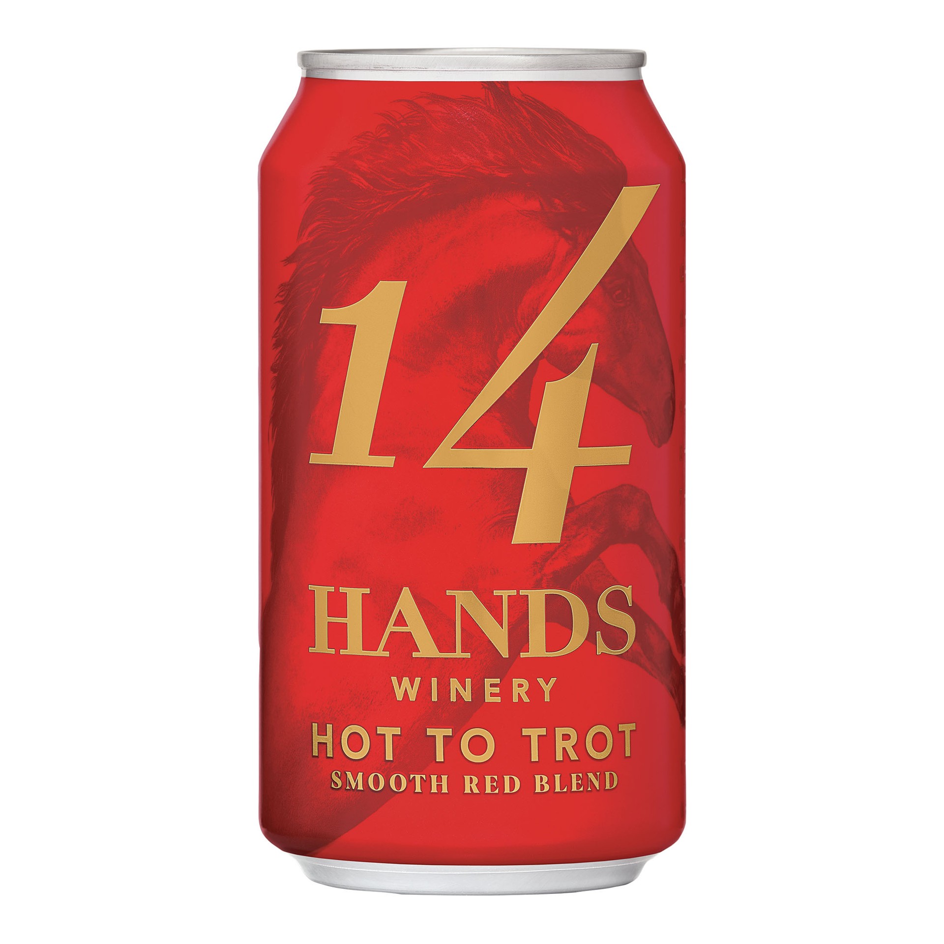slide 1 of 5, 14 Hands Hot To Trot Red Blend Can, 355 ml
