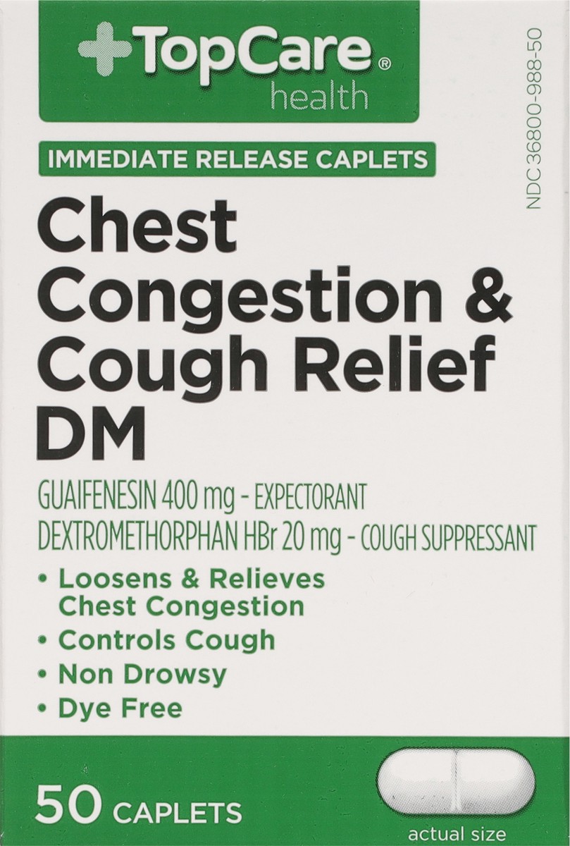 slide 13 of 14, Topcare Relief Caps Congst & Cough, 50 ct