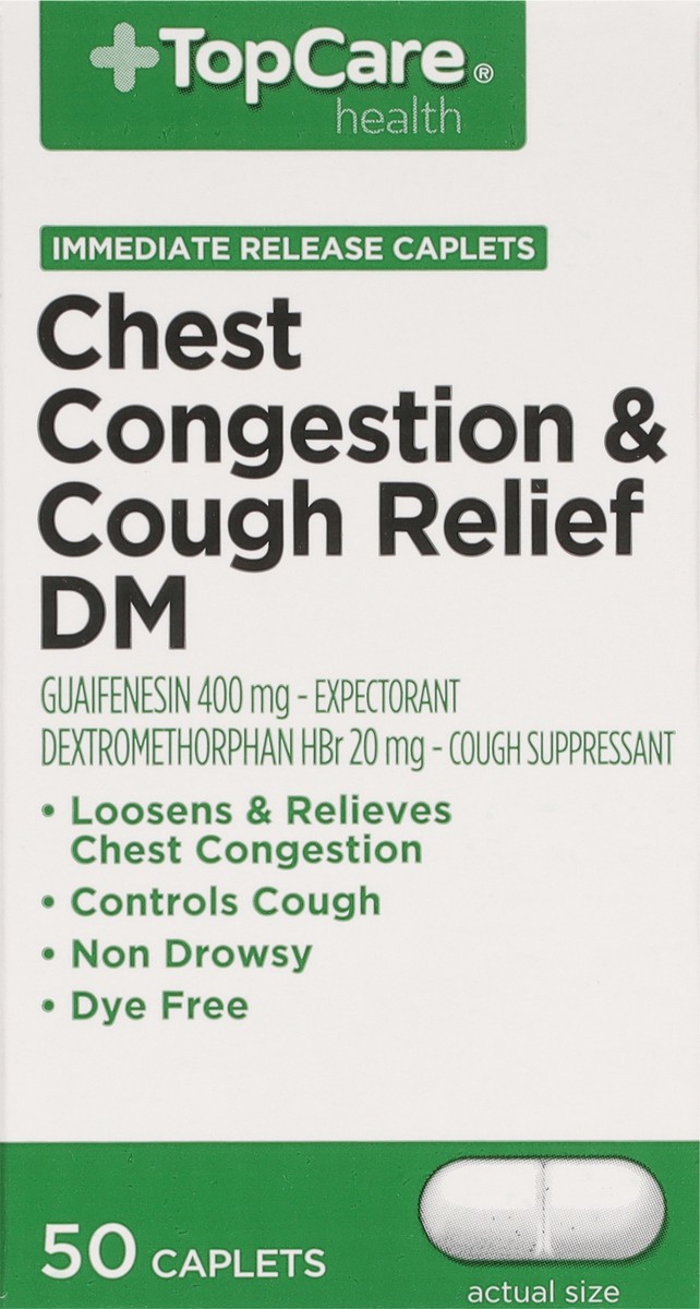 slide 10 of 14, Topcare Relief Caps Congst & Cough, 50 ct