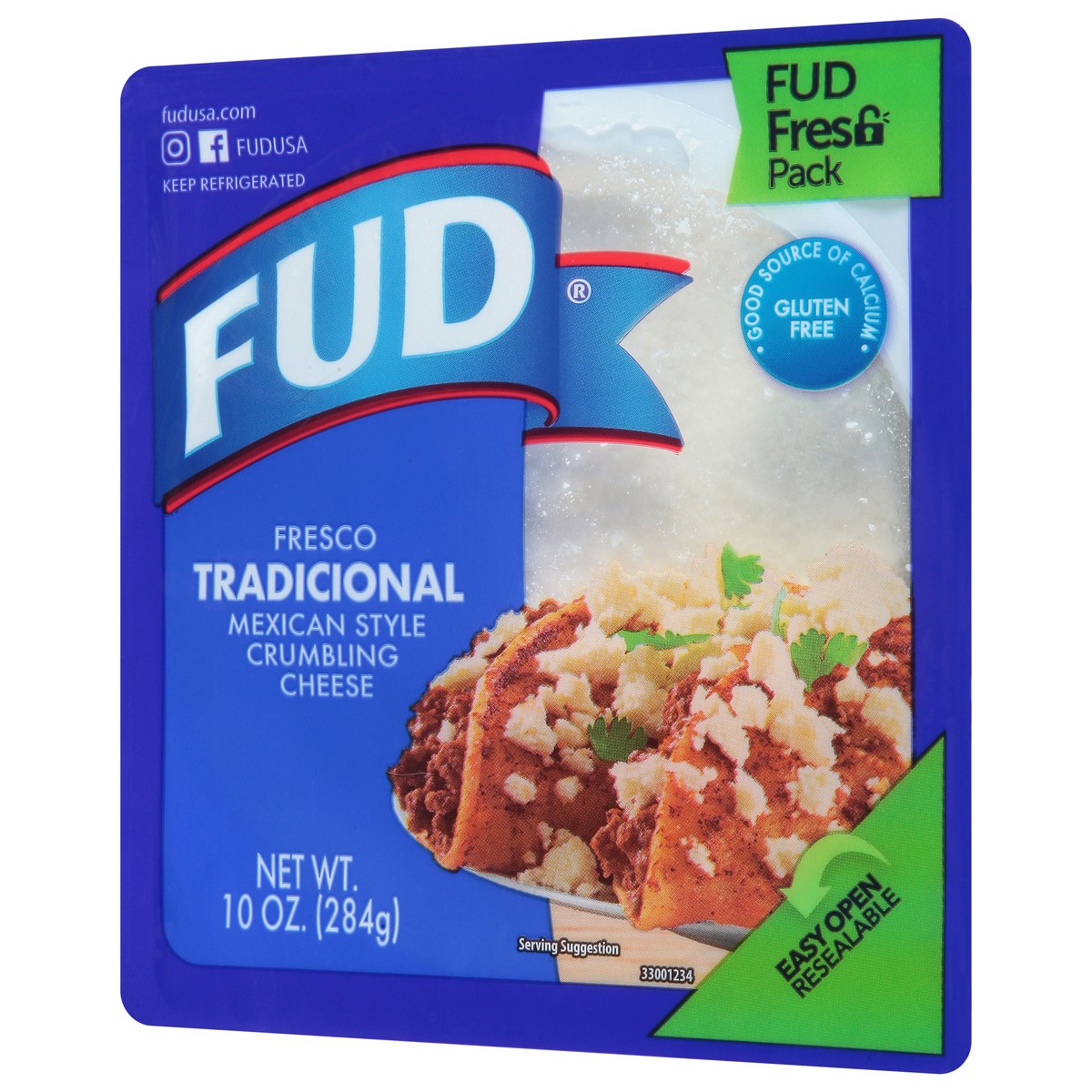 slide 3 of 9, FUD Mexican Style Crumbling Cheese 10 oz, 10 oz