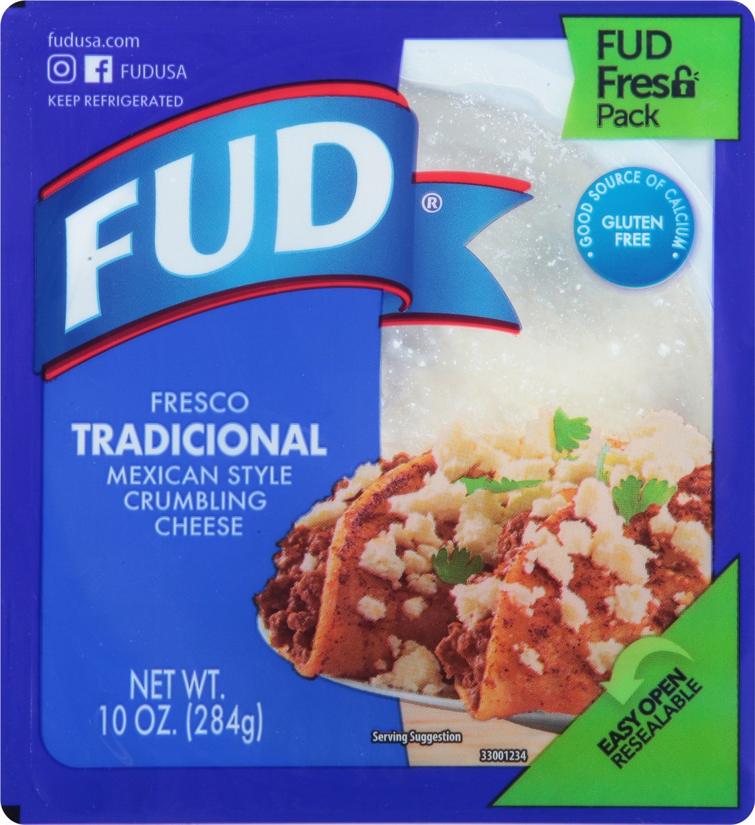 slide 6 of 9, FUD Mexican Style Crumbling Cheese 10 oz, 10 oz